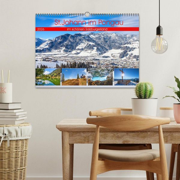 Produktbild: St.Johann im Pongau (Wandkalender 2026 DIN A3 quer), CALVENDO Monatskalender