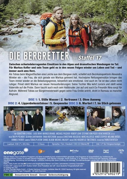 Produktbild: Die Bergretter - Staffel 17 [3 DVDs]