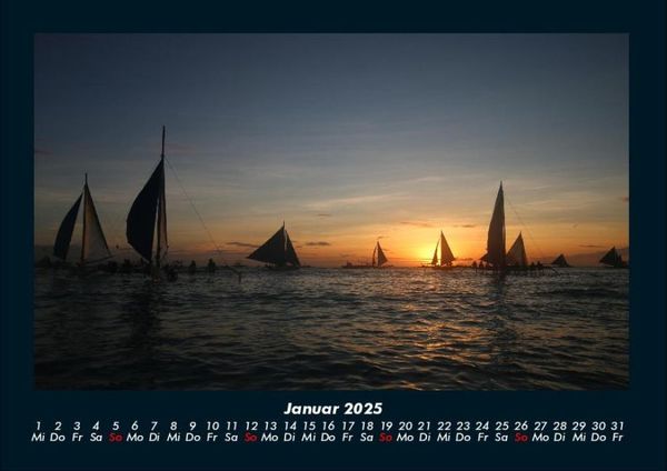 Produktbild: Boote 2025 Fotokalender DIN A4