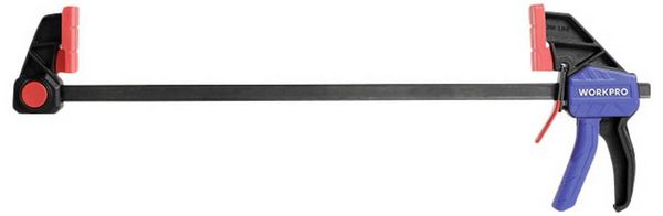 Produktbild: WorkPro WP232041 Einhandzwinge Produktabmessung, L&auml;nge: 450mm