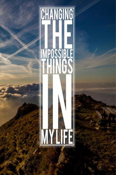Produktbild: Changing The Impossible Things In My Life