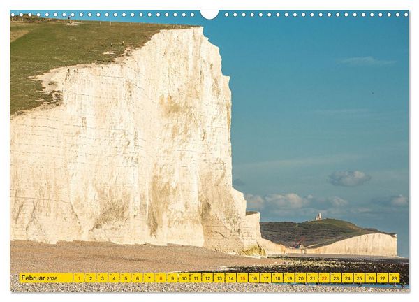 Produktbild: Seven Sisters - Gro&szlig;britanniens h&ouml;chste Kreidefelsen (Wandkalender 2026 DIN A3 quer), CALVENDO Monatskalender