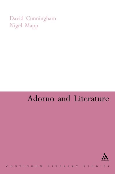 Produktbild: Adorno and Literature