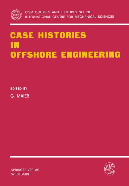Produktbild: Case Histories in Offshore Engineering