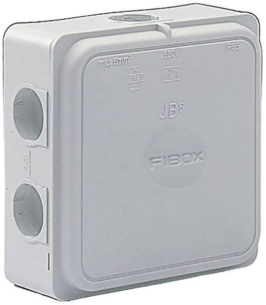 Produktbild: Fibox 8600672 Abzweigkasten (L x B x H) 110 x 110 x 49mm Grau (RAL 7035) IP65 1St.