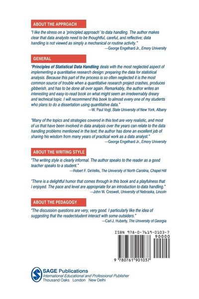 Produktbild: Principles of Statistical Data Handling