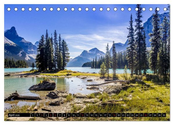 Produktbild: West-Kanada (Tischkalender 2026 DIN A5 quer), CALVENDO Monatskalender