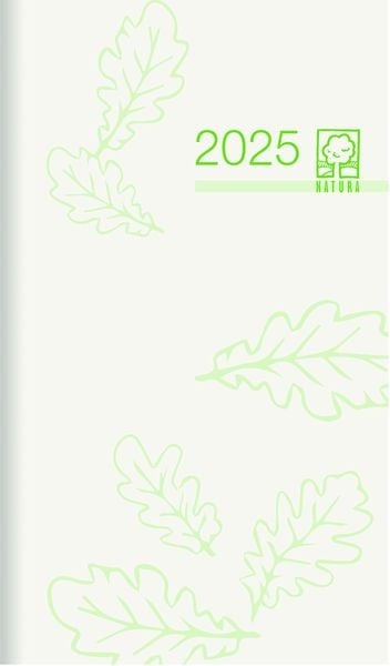 Taschenplaner Recycling 2025 - Bürokalender 8,8x15,2 cm - 1 Monat auf 2 Seiten - separates Adressheft - faltbar - Notizh