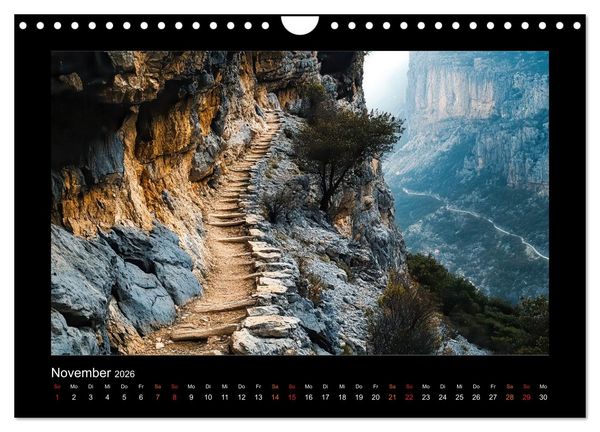 Produktbild: Abenteuerliche Wege (Wandkalender 2026 DIN A4 quer), CALVENDO Monatskalender