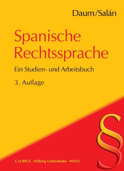 Produktbild: Spanische Rechtssprache