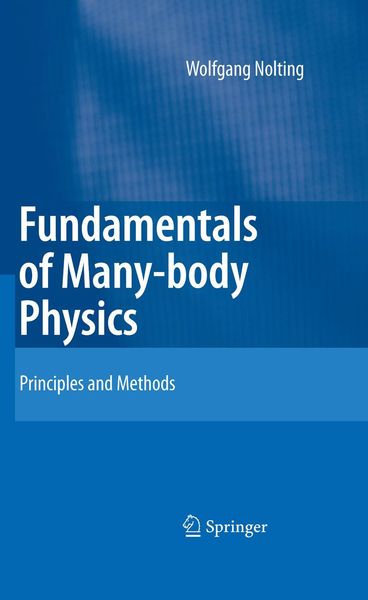 Produktbild: Fundamentals of Many-body Physics