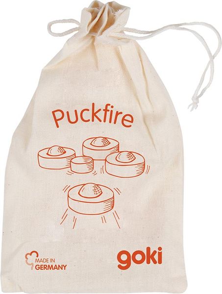 Produktbild: Goki 56788 - Puckfire, Finger-Curling, 7-teilig, Holz/Metall/Textil