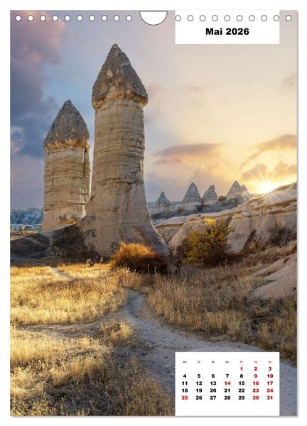Produktbild: Kappadokien, zwischen Felsen und Himmel (Wandkalender 2026 DIN A4 hoch), CALVENDO Monatskalender