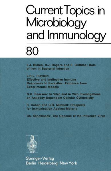 Produktbild: Current Topics in Microbiology and Immunology
