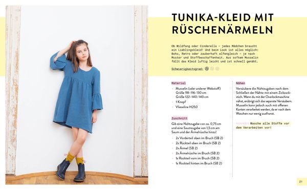 Produktbild: Mini-Masterclass &ndash; N&auml;hen mit Musselin f&uuml;r Kids
