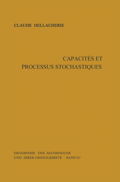 Produktbild: Capacit&eacute;s et processus stochastiques
