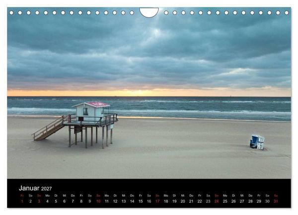 Produktbild: SYLT hinter den D&uuml;nen (Wandkalender 2027 DIN A4 quer), CALVENDO Monatskalender