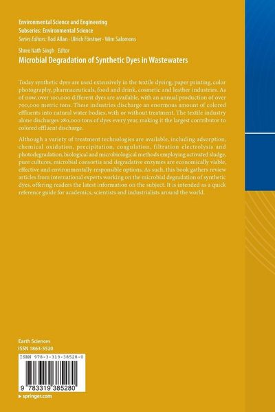 Produktbild: Microbial Degradation of Synthetic Dyes in Wastewaters