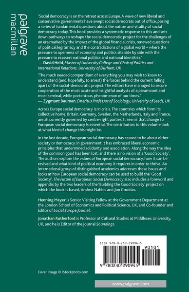 Produktbild: The Future of European Social Democracy