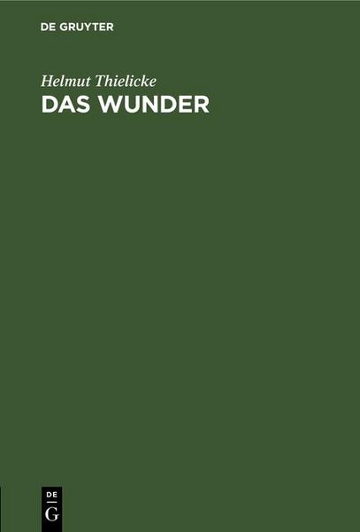 Produktbild: Das Wunder
