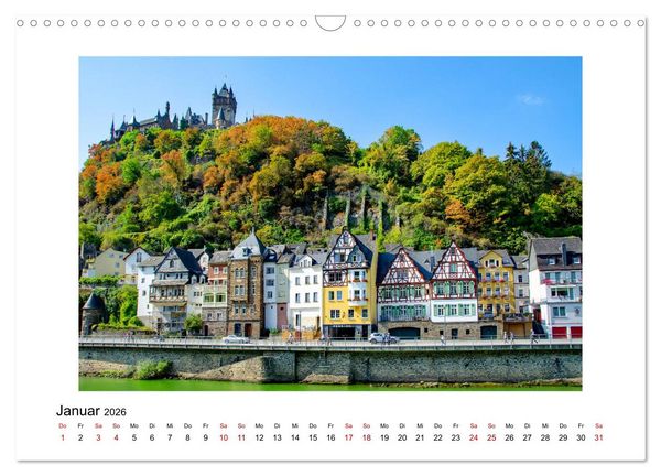 Produktbild: Cochem - an der Mosel (Wandkalender 2026 DIN A3 quer), CALVENDO Monatskalender