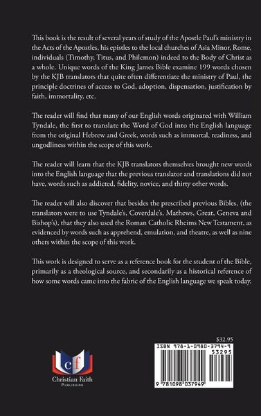Produktbild: Unique Words of the King James Bible