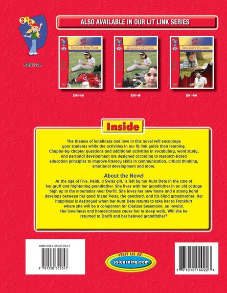 Produktbild: Heidi Lit Link/Novel Study