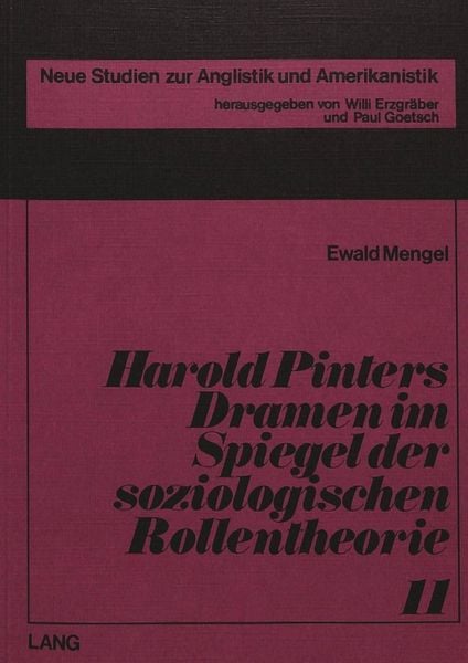 Produktbild: Harold Pinters Dramen im Spiegel der soziologischen Rollentheorie