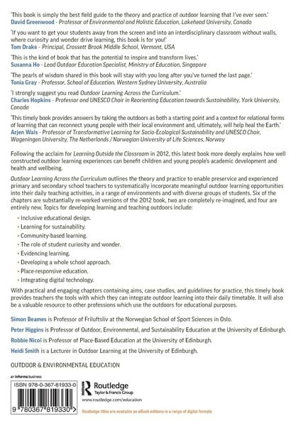Produktbild: Outdoor Learning Across the Curriculum