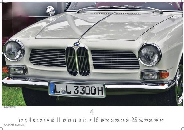 Produktbild: BMW Classic Cars Kalender 2027 &ndash; Wandkalender | Fotokalender Oldtimer 35x50cm BMW Odltimer - Hochwertiger Oldtimer Kalender.