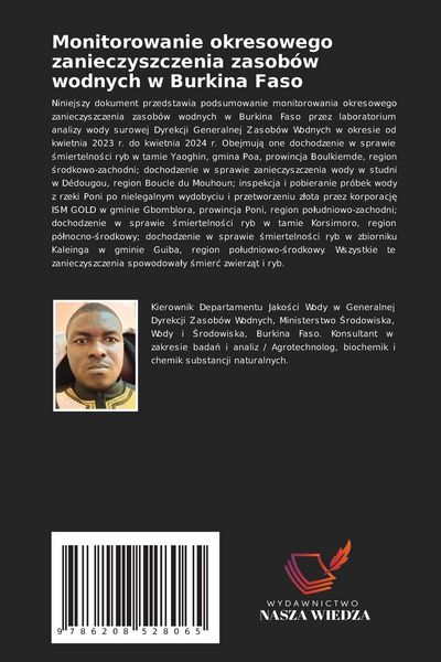 Produktbild: Monitorowanie okresowego zanieczyszczenia zasob&oacute;w wodnych w Burkina Faso