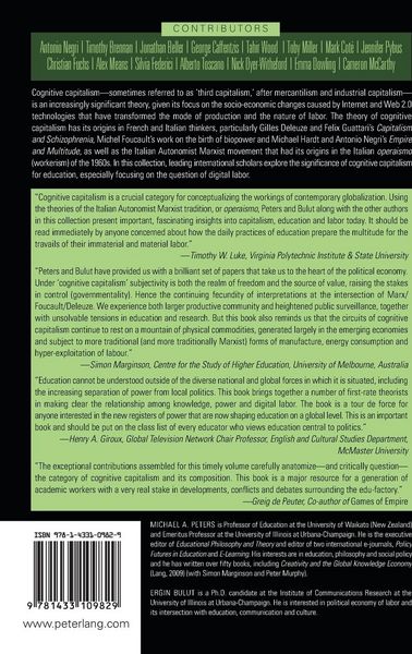 Produktbild: Cognitive Capitalism, Education and Digital Labor