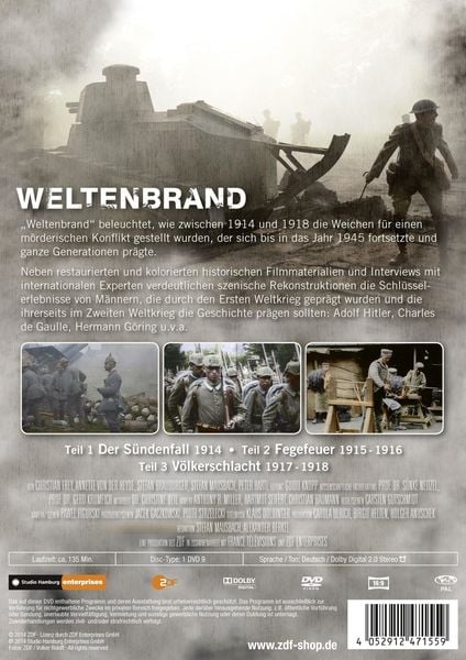 Produktbild: Weltenbrand Teil 1-3
