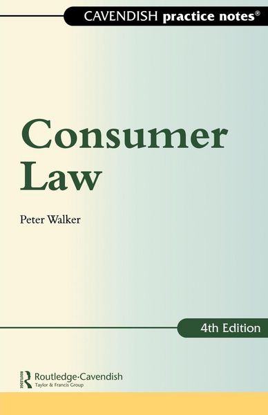 Produktbild: Practice Notes on Consumer Law