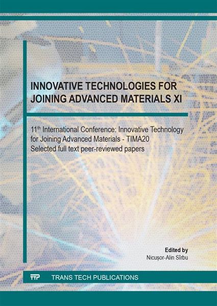 Produktbild: Innovative Technologies for Joining Advanced Materials XI