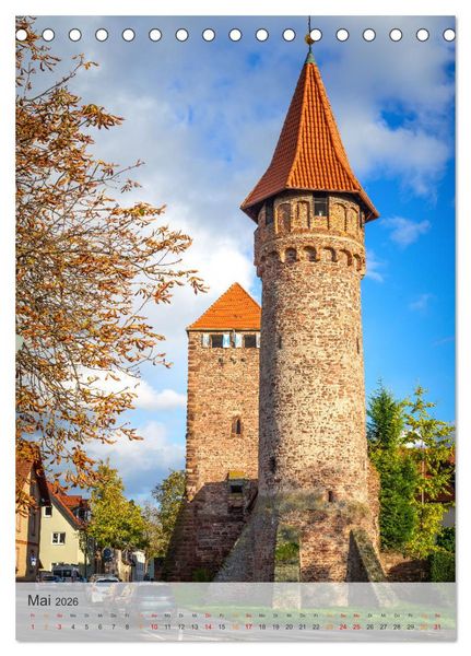 Produktbild: Stadtbummel in Ladenburg - Die R&ouml;mer- und Fachwerk-Stadt (Tischkalender 2026 DIN A5 hoch), CALVENDO Monatskalender