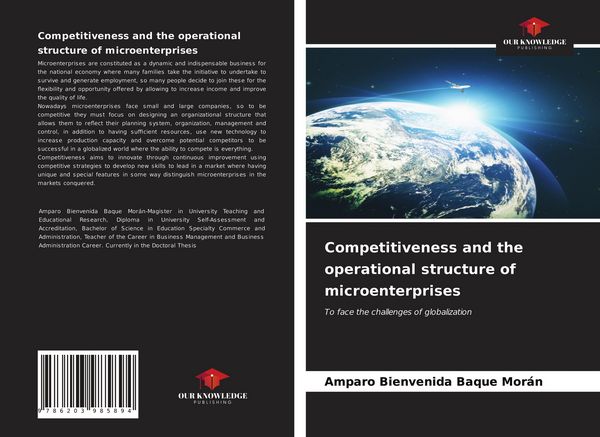 Produktbild: Competitiveness and the operational structure of microenterprises