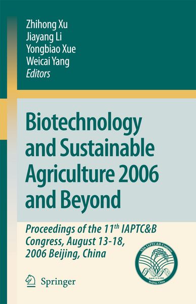 Produktbild: Biotechnology and Sustainable Agriculture 2006 and Beyond