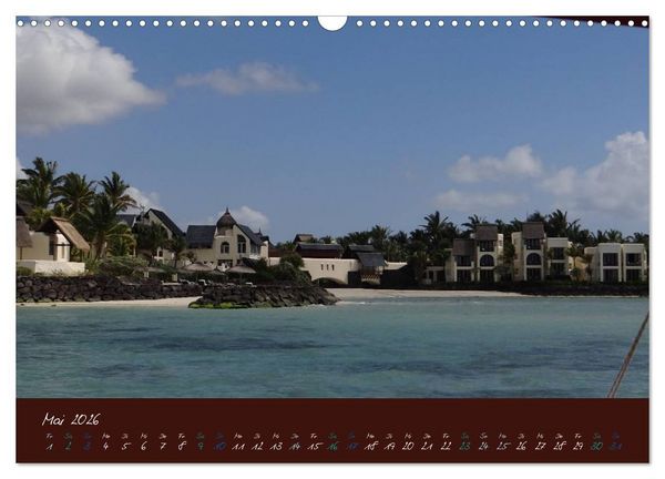 Produktbild: Indische Perle - Mauritius (Wandkalender 2026 DIN A3 quer), CALVENDO Monatskalender