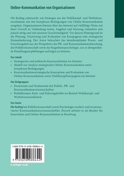 Produktbild: Online-Kommunikation von Organisationen