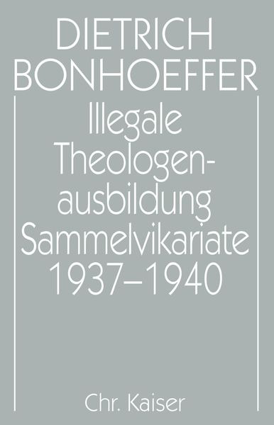 Produktbild: Illegale Theologenausbildung: Sammelvikariate 1937-1940
