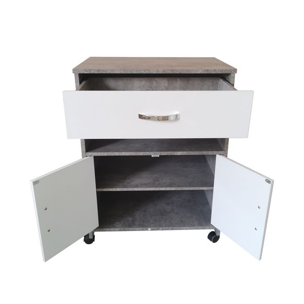 Produktbild: HTI-Living K&uuml;chenschrank Blanca Beton Wei&szlig; K&uuml;chenschrank Blanca Beton Wei&szlig;