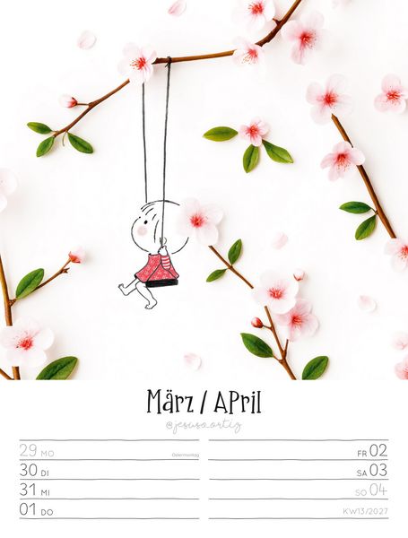 Produktbild: Little Dreams Wochenplaner Kalender 2027
