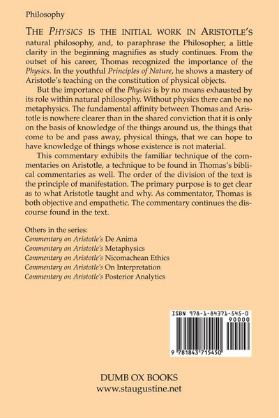 Produktbild: Commentary On Aristotle's Physics