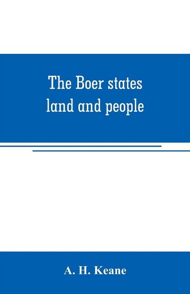 Produktbild: The Boer states; land and people