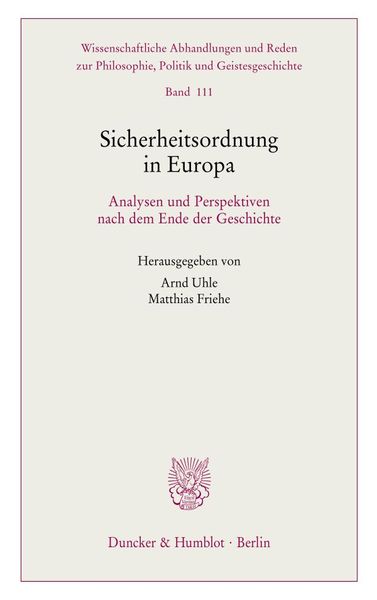 Produktbild: Sicherheitsordnung in Europa.