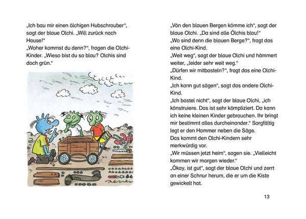 Produktbild: Die Olchis und der blaue Nachbar