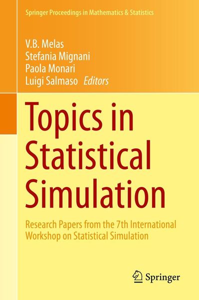 Produktbild: Topics in Statistical Simulation