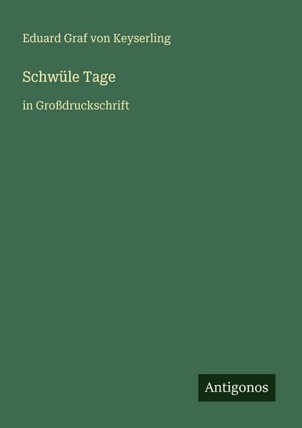 Produktbild: Schw&uuml;le Tage