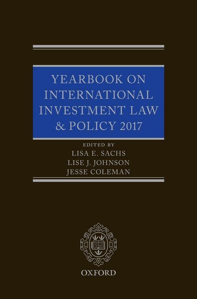 Produktbild: Yearbook on International Investment Law & Policy 2017